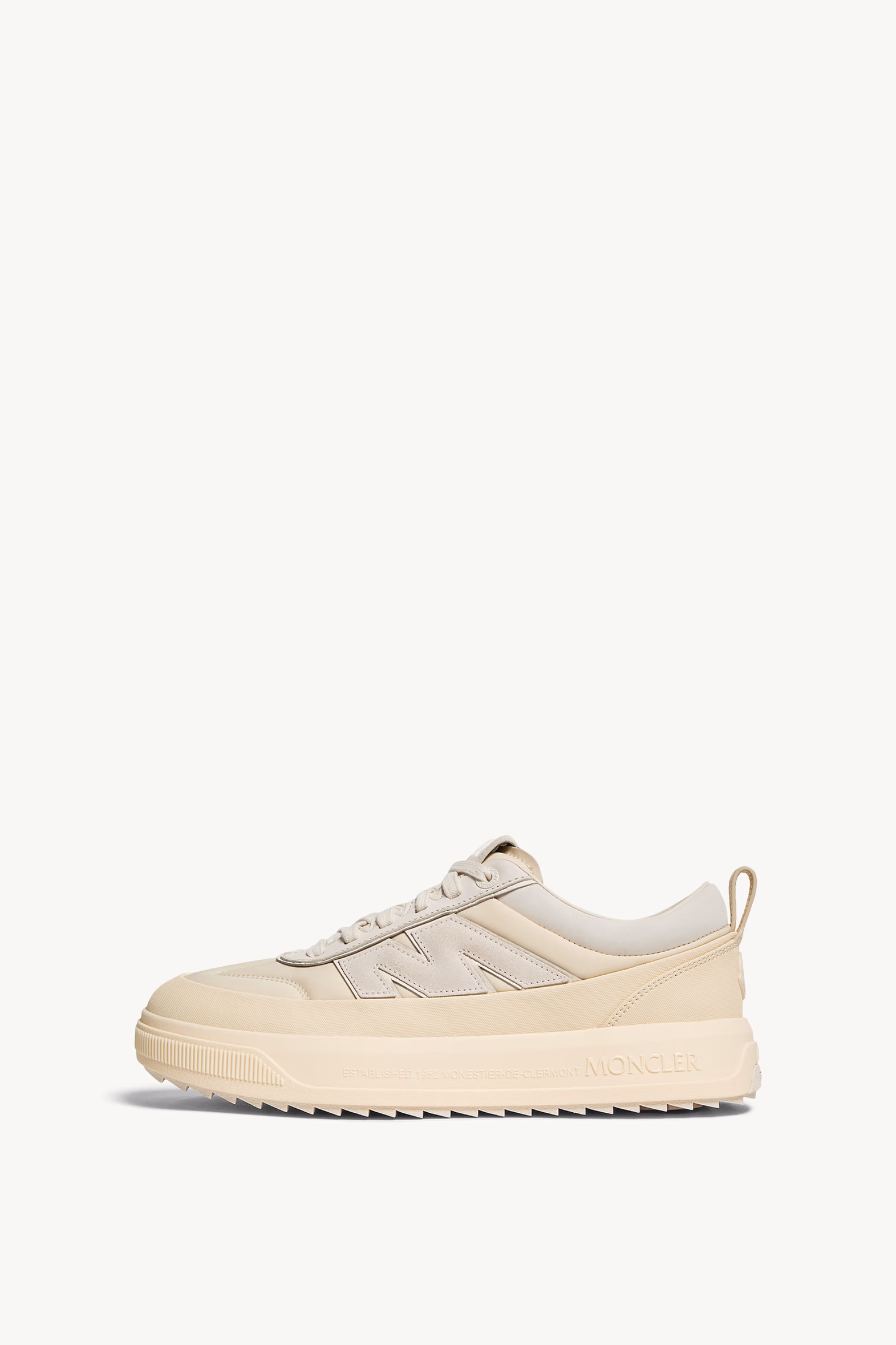 Sneakers en nubuck et daim Moncler Altive Hommes Beige Clair Moncler 0